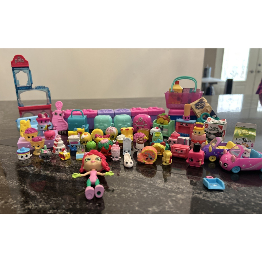 Mixed Assortment of SHOPKINS Pcs. Accessories, Faces Lot of 70